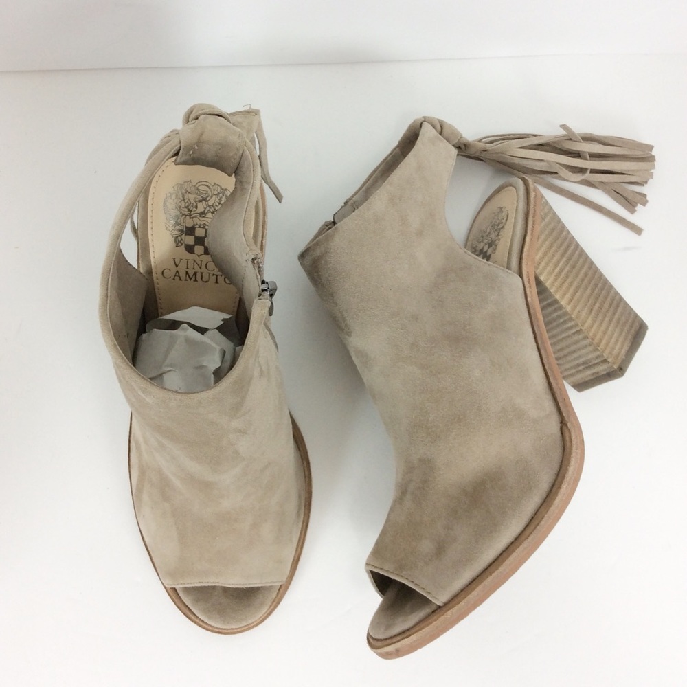 Vince Camuto Peep Toe Sling Back booties 7.5 M